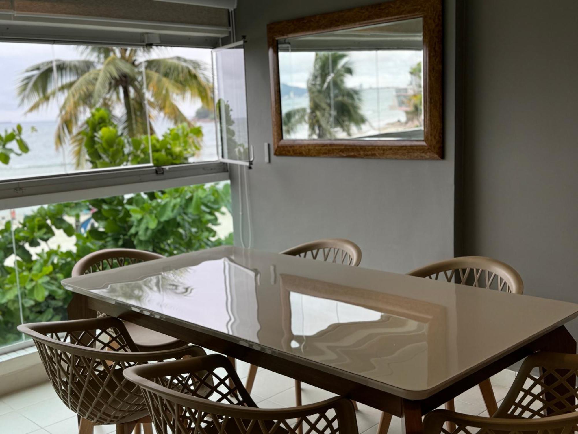 Apartamento Vista Para O Mar E Pe Na Areia Guarujá Extérieur photo